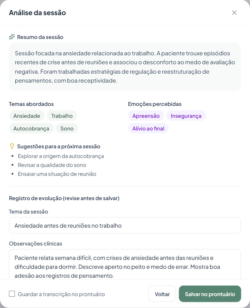 Análise instantânea