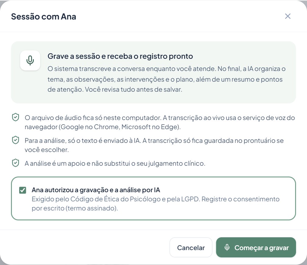 Consentimento registrado